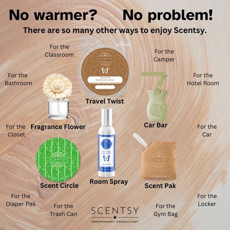 Enjoy your favorite fragrance in a variety of ways at home or on the go. Scent Pak - Room Spray - Scent Circle - Car Bar - Travel Twist - Fragrance Flower To check the full line of Scentsy Unplugged and place an order, use the following link, which will take you to our website. Please remember to select the open/active "Goodbye Winter / Hello Spring" party from the drop-down when ordering. https://tinyurl.com/Unplugged-MEBandGEO #scentsy #scentsyproducts #scentsyroomspray #scentsygift #sc... Scentsy Unplugged, Goodbye Winter Hello Spring, Scentsy Scent Pak, Goodbye Winter, Car Bar, Scentsy Consultant Ideas, Scentsy Party, Scentsy Scent, Portable Home