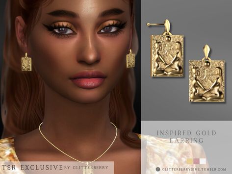 Ring Sims 4 Cc, Sims 4 Cc Eyes, Sims Stories, Butterfly Earrings Gold, Gold Shorts, Sims Hair, Sims 1, Gold Cocktail Ring, Sims 4 Cas