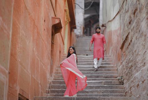 #AbhiJaya Pre Wedding Shoot @ Varanasi Ghat. Love In Banaras Ghat... Pre Wedding Varanasi, Varanasi Pre Wedding Shoot, Varanasi Couple, Varanasi Photography Beautiful, Varanasi Photography, Varanasi Ghat, Best Couple Photos, Pre Shoot, Couple Shoots