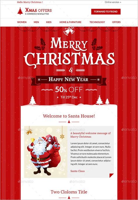 Christmas Newsletter Template Newsletter Ideas Design, Christmas Newsletter Ideas, Holiday Newsletter, Christmas Email, Christmas Letter Template, Christmas Newsletter, Newsletter Template Free, Newsletter Ideas, Santa's House