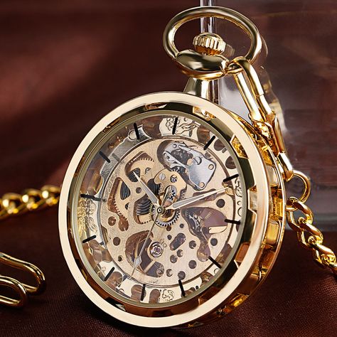 Men's Steampunk Style, Steampunk Skeleton, Skeleton Pocket Watch, Steampunk Pocket Watch, Antique Pocket Watch, Steampunk Watch, Gold Pocket Watch, Vintage Skeleton, Mechanical Pocket Watch