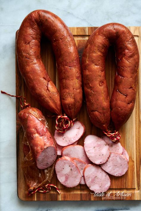 Smoked Kielbasa Recipes, Turkey Kielbasa Recipes, Smoked Kielbasa, Polish Sausage Recipes, Kielbasa Recipe, Turkey Kielbasa, Meat Curing, Cured Meat Recipes, Sausage Making Recipes