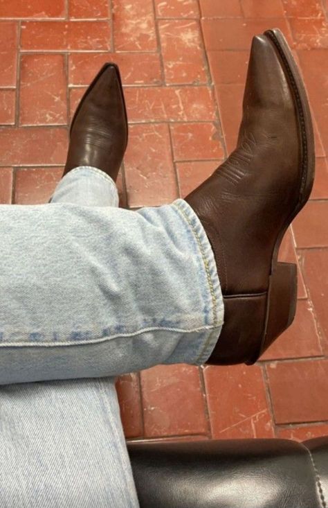 Cowboys and Cowboy Boots Mens Cowboy Boots Outfit, Mens Heeled Boots, Botas Cowboy, Custom Cowboy Boots, Boots Outfit Men, Cowboy Shoes, Lucchese Boots, Fashion Cowboy Boots, Men In Heels