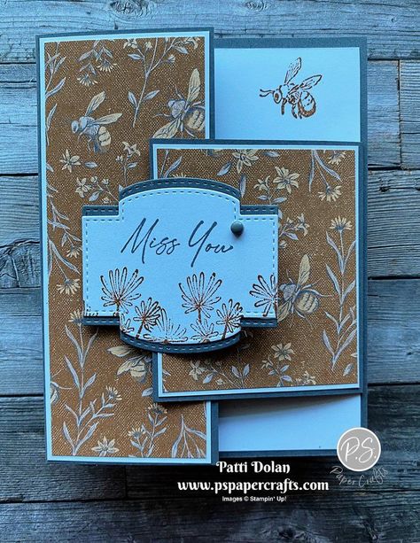 Latch Fold Card Tutorial, Layered Cards, Fancy Fold Card Tutorials, Gatefold Cards, Card Decoration, Card Folds, Fun Folds, Flip Cards, Miss You Cards