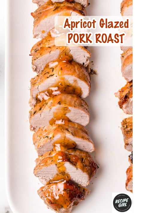 Boneless Pork Loin Recipes, Pork Loin Recipes Oven, Apricot Pork, Apricot Sauce, Pork Roast Recipe, Pork Roast In Oven, Pork Loin Roast Recipes, Slow Cooker Pork Tenderloin, Boneless Pork Loin