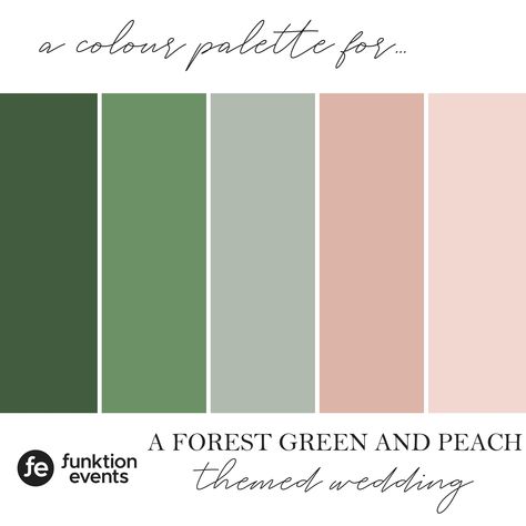 Pastel Green Debut Theme, Green Pallete Wedding, Wedding Forest Green Color Schemes, Wedding Theme Forest Green, Emerald Green Palette Wedding, Forest Wedding Colour Palette, Forest Wedding Theme Colour Schemes, Debut Green Theme, Prom Colour Schemes