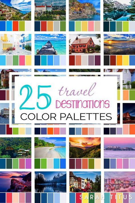 Slate Color Palette, Good Color Combos, Summer Color Palettes, Sarah Titus, Colours That Go Together, Yarn Color Combinations, Color Mixing Chart, Best Travel Destinations, Color Catalog