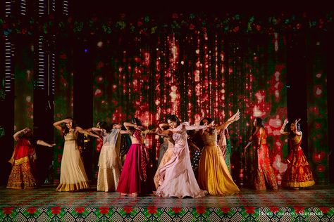 Bride Sangeet Dance Baraat Procession, Wedding Emcee, Palm Wedding, Oceanfront Wedding, Sangeet Dance, Wedding Portrait Poses, Multicultural Wedding, Big Fat Indian Wedding, Bollywood Dance