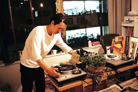 Digging in Japan - a journey through the record shops of Tokyo and Osaka - The Vinyl Factory Shinsaibashi Osaka, Hiroshi Sato, Hifi Bar, Crate Digging, Sound Bars, Sound Room, J Dilla, Tokyo Shopping, Vinyl Store