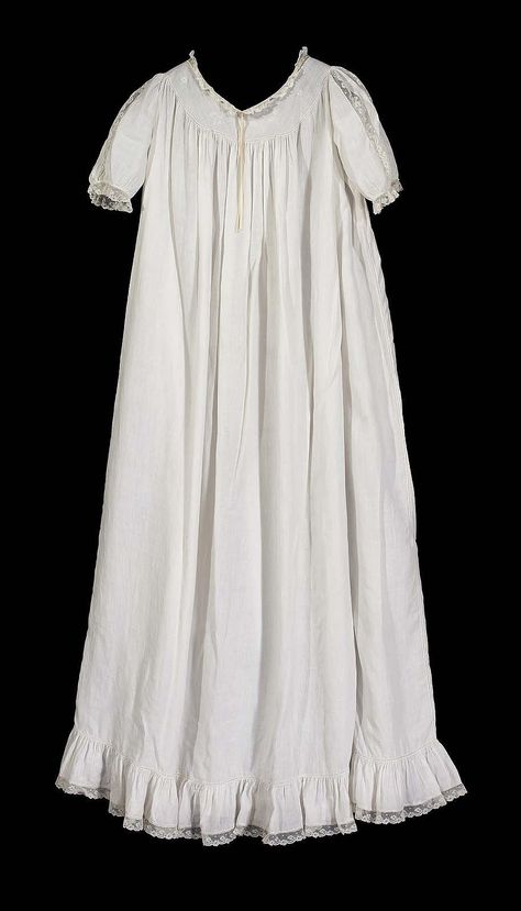 Nightgown 1800s Nightgown, Nightdress Outfit, Medieval Nightgown, Edwardian Nightgown, Girls Night Dress, 1800's Dress, Nightgown Pattern, White Nightgown, Night Dress For Women