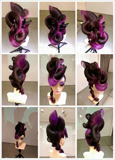 High Fashion Hair, Competition Hair, Ballroom Hair, Hair Projects, Fairy Hair, Fantasy Hair, Hair Creations, Glam Hair, Edgy Hair