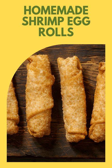 Easy Shrimp Egg Rolls: Perfect Light Dinner Ideas Shrimp Egg Roll Recipes, Shrimp Egg Rolls Recipe, Egg Roll Filling Recipes, Shrimp Roll Recipe, Chinese Egg Rolls Recipe, Recipes Using Egg Roll Wrappers, Lite Dinners, Egg Roll Wrapper Recipes, Easy Egg Roll Recipe