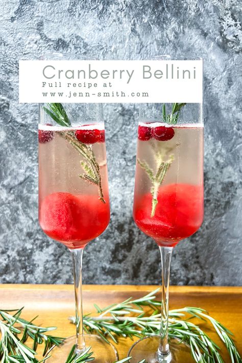 This Midwest twist on a classic bellini cocktail is perfect for all your holiday celebrations! For this simple and delicious recipe, you’ll only need fresh or frozen cranberries and Prosecco (or Prosecco Rosé). The recipe yields about 5 bellinis; multiply for a bigger crowd. Cranberry Bellini Recipe, What Is Prosecco, Bellini Drink, Crowd Cheers, Bellini Cocktail, Cranberry Drinks, Italian Cocktails, Brunch Items, Prosecco Cocktails