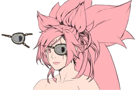 Baiken Head Concept Art - Guilty Gear -Strive- Art Gallery Baiken Guilty Gear, Guilty Gear Strive, Guilty Gear Xrd, Library Games, Gear Art, Racing Gear, Guilty Gear, Game Concept Art, Cute Doodle Art