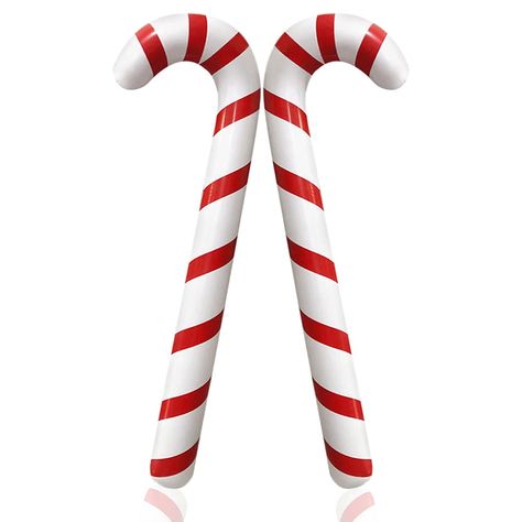 PRICES MAY VARY. Easy to Blow Up- The plastic candy canes are made of high quality quality PVC, odorless and durable. The giant candy cane is super easy to blow up with an electric pump or your mouth, the candy cane inflatable holds up pretty well over your holiday season as a christmas candy decorations, and the fake candy canes are deflated easily for storage. Huge Candy Cane Balloons - Size: Approx: 34.6 inches. If you have a 12 ft tree and its super hard to fill with ornaments. You can decid Candy Lane Decor, Outdoor Christmas Candy Decorations, Christmas Bar Decorations, Cubicle Christmas Decorations Contest, Outdoor Christmas Party Decorations, Large Candy Canes, Large Pool Floats, Candy Cane Christmas Decorations, Cane Decorations