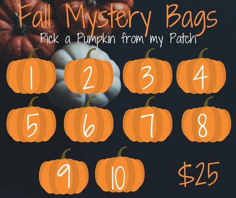 Fall mystery bags! Scentsy Consultant Business, Scentsy Games, Scentsy Facebook Party, Scentsy Facebook, Scentsy Marketing, Pure Romance Consultant, Mystery Bags, Facebook Engagement Posts, Mary Kay Party