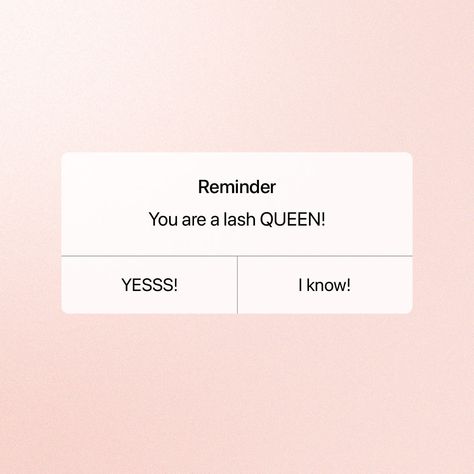 Lash Reminder, Lash Sayings, Lash Posts For Instagram, Lash Posts, Lash Babe, Brow Business, Lash Content, Lash Tips, Lash Quotes