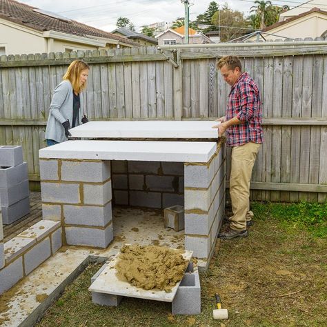 how to build pizza oven backyard | Better Homes and Gardens Pizza Oven Backyard, Italian Pizzeria, Outdoor Fireplace Pizza Oven, Pizza Oven Plans, Pizza Oven Outdoor Diy, Backyard Pizza Oven, Build A Pizza Oven, Garden Pizza, Pizza Oven Outdoor Kitchen