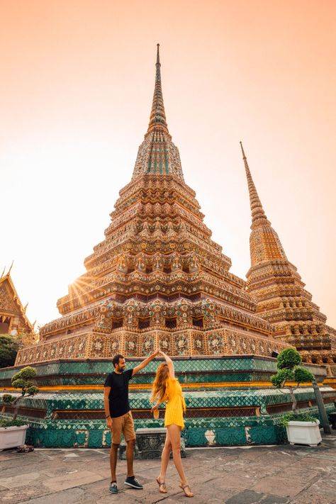 Thailand Ootd Travel Outfits Couple, Bangkok Travel Aesthetic, Bangkok Instagram Spots, Thailand Poses Ideas, Bangkok Instagram Pictures, Bangkok Picture Ideas, Bangkok Instagram Story, Bangkok Photo Ideas, Thailand Picture Ideas