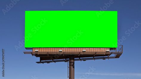 Stock Image: Chroma Key Green Billboard Chroma Key, Animal Jokes, Green Screen, Royalty, Royalty Free, Free Download, Stock Images, Screen, Stock Photos