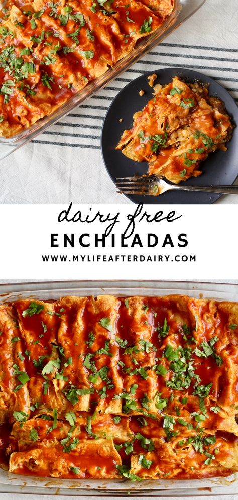 Non Dairy Dinner, Dairy Free Enchiladas, Ground Turkey Enchiladas, Dairy Free Cooking, Keto Chicken Recipes, Turkey Enchiladas, Dairy Free Recipes Dinner, Dairy Free Dinner, Dairy Free Diet