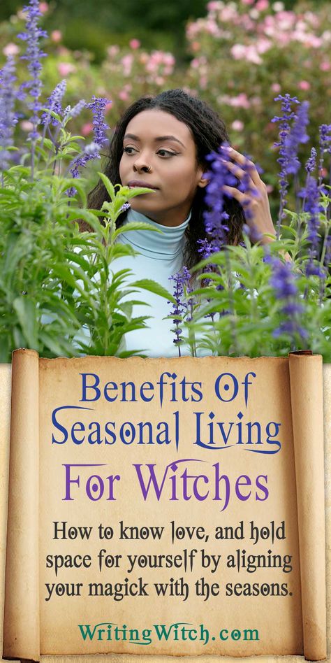 Are you curious about the real world benefits of seasonal living?Learning to live our lives in harmony with the seasonal energies of the eight sections of the Wheel Of The Year is the key to manifesting a fulfilling lifestyle. Seasonal Witch, Ritual Ideas, Tarot Card Artwork, The Wheel Of The Year, Which Witch, Easy Spells, Seasonal Living, Wheel Of The Year, Witchy Stuff