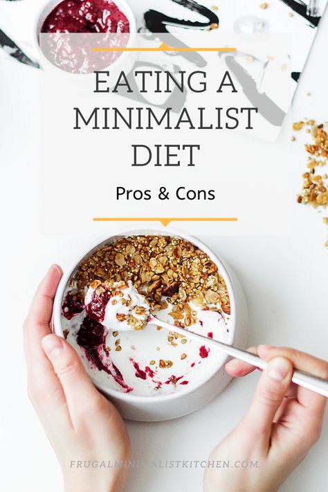 A minimalist diet consists of foods such as vegetables, fruits, nuts & seeds, whole grains... Minimalist eating is about the food you eat as well as how... #minimalist #minimalism #minimalistdiet #frugalminimalistkitchen Diet Moodboard, Minimalist Meals, Minimalist Diet, Minimalist Eating, Frugal Minimalist, Hygge Minimalism, Food Minimalist, Minimalist Tips, Minimalist Food