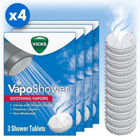 Vicks Shower, Shower Bomb, Shower Tablets, Vicks Vapor, Vicks Vaporub Uses, Uses For Vicks, Vapor Rub, Vicks Vaporub, Sleep Schedule