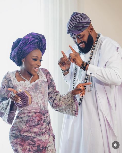 INTRODUCTION 💜💜💜💜💜🤍 Beautiful couple 🥰🥰🥰 . . . First of all, Introduction DO y A: @beautybysunmi Gele: @droyalgele Brides Outfit: Gift Agbada: @cut2fit_wears ¿ @sainttracys Planner: @hills_concept @oohjayfilms . #asoebiafrica #asoebigirls #asoebiladies #yorubabridallook #asoebidresses styles #asoebispecial #asoebilacestylesforwedding#fashiondesigner#tailor#naija tailor#nigerianfashiondesigner#tradready #fyp #fyp»» #fypz°viral #foryou #foryoupage #foryourpage #foryour #makemefamous # #wedd... Asoebi Lace Styles For Wedding, Brides Outfit, Aso Ebi Dresses, Nigerian Weddings, Asoebi Styles, Event Outfit, Bride Clothes, Beautiful Couple, Fashion Blogger