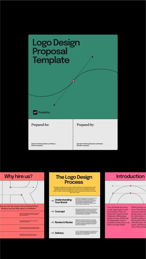 Our logo design proposal template will help you craft a thoughtful, detailed proposal for clients interested in having you create their company’s logo. Process Document Design, Proposal Deck Design, Company Document Design, Proposal Graphic Design, Client Proposal Design, Table Presentation Design, Brand Proposal Template, Process Design Layout, Business Report Design Templates