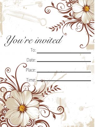 Printable Invitations Party Your Invited Image, Your Invited, Printable Party Invitations, Free Printable Invitations, Party Invitations Printable, Marble Wallpaper, Printable Party, Print Out, Floral Invitation