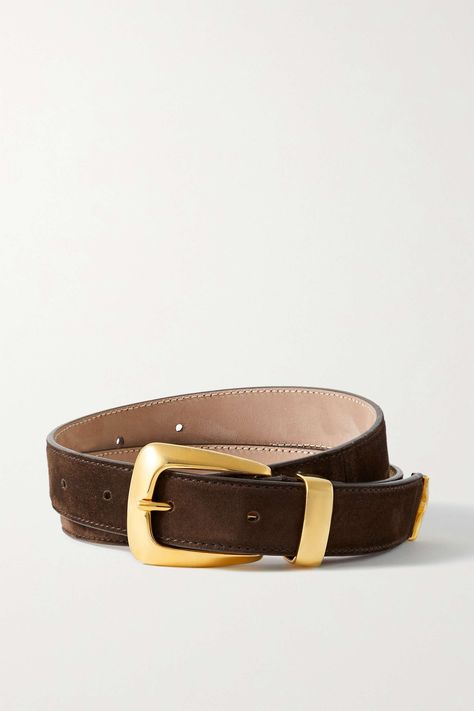 Suede Belt, Fall Shopping, Leather Belts, Ski Wear, Mr Porter, Brunello Cucinelli, Brown Suede, Mens Belts, Waist Belt