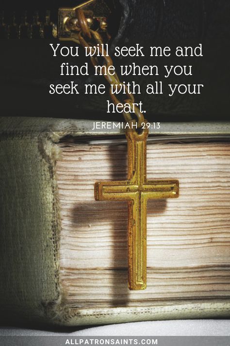 And ye shall seek me, and find me, when ye shall search for me with all your heart. KJV God Power, Jeremiah 29 13, Seek Me, Me When, Bible Verse, Verses, Bible Verses, Spirituality, Bible