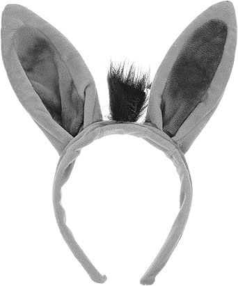 Donkey Headband, Donkey Ears, Donkey Costume, Alice Headband, Flapper Headpiece, Cute Donkey, Horn Headband, Party Hair Accessories, Hen Night