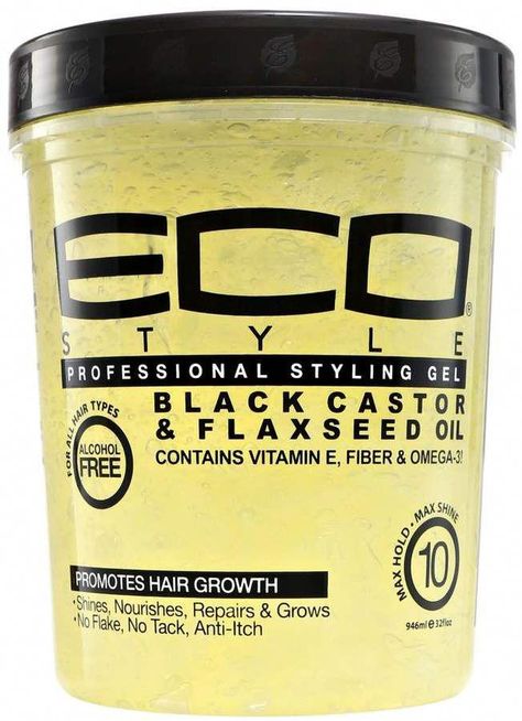 Eco Gel, Eco Styler Gel, Oil Gel, Shampoo Brands, Black Castor Oil, Coconut Oil Hair, Flaxseed Oil, Growth Tips, Sally Beauty