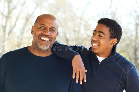 Father and son. African American father and teenage son , #spon, #African, #son, #Father, #teenage, #father #ad Father Son Photography, Father Son Photos, Son Photo Ideas, Teenage Son, Family Photoshoot Poses, Raising Teenagers, Family Portrait Poses, Tips For Parents, Parents Quotes Funny