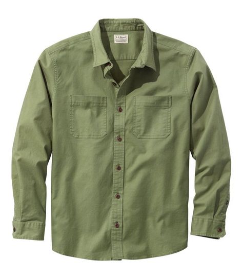 Men's Casual Button-Down Shirts | Clothing at L.L.Bean Rugged Look, Rugged Style, Twill Shirt, Woven Top, Men's Shirts, Classic Outfits, Twill Fabric, Work Shirts, Ll Bean