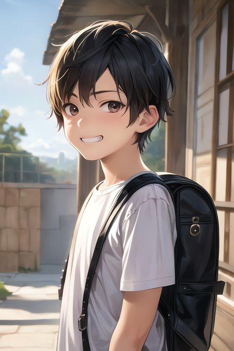 Boy With Black Hair, Anime Smile, Best Anime Drawings, Recent Anime, 남자 몸, Best Anime Couples, Cartoon Character Pictures, Pinturas Disney