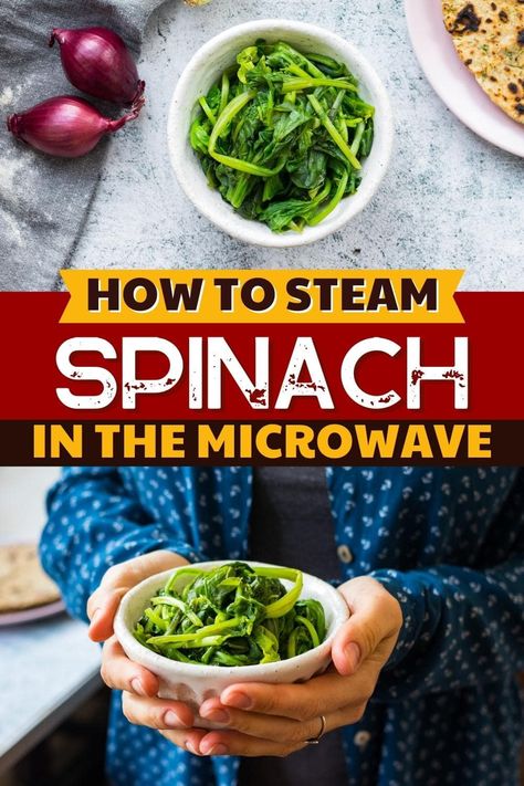 How To Steam Spinach, Steam Spinach, Simple Clean Meals, Cook Fresh Spinach, Steamed Spinach, Cooking Spinach, Wilted Spinach, Mind Diet, Raw Spinach