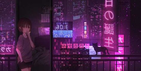 Imgur Post - Imgur Neon Cyberpunk, Anime City, Cyberpunk Anime, 8bit Art, Hd Anime Wallpapers, Neon Nights, Cyberpunk City, Anime Pixel Art, Neon Aesthetic