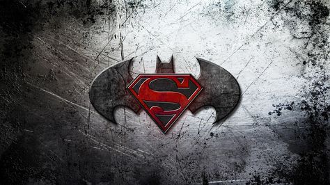 Batman vs Superman Logo Wallpaper in High Resolution at Movies ... Cool Superman Wallpapers, Batman Vs Superman Logo, Superhero Wallpaper Hd, Superman Hd Wallpaper, Logo Batman, Superman Symbol, Superman Wallpaper, Superman Movies, Batman Symbol