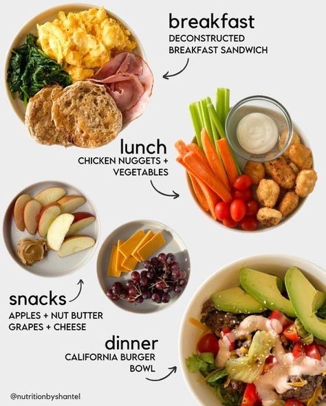 Daily Meal Plan Healthy, Healthy Daily Meals, Healthy Desayunos, Daily Meal Plan, Magnesium Benefits, Easy Healthy Meal Prep, Makanan Diet, Healthy Food Motivation, Healthy Lifestyle Food