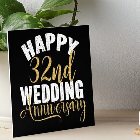 Happy 32nd Anniversary, Couple Anniversary Gifts, 32nd Wedding Anniversary, 41st Wedding Anniversary, 49th Wedding Anniversary, 28th Wedding Anniversary, 22nd Wedding Anniversary, 12th Wedding Anniversary, 19th Wedding Anniversary