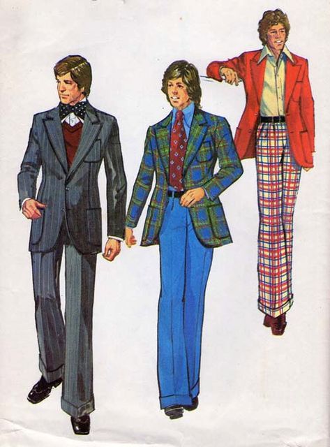 1970s Mens Suit, Mens Suits Pattern, Wide Leg Pants Pattern, 1950s Jacket Mens, Cargo Jacket Mens, 1970s Men, Green Cargo Jacket, Der Gentleman, 70s Men