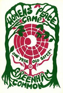 This poster was produced to mark the first anniversary of the day on 5th September 1981 that a Welsh group, Women for Life on Earth arrived at Greenham Common airbase in Berkshire, having marched from Cardiff, to protest at the NATO decision to site ground launched cruise missiles there. A peace camp was set up outside the main gate and remained for 19 years. Greenham Common Peace Camp, Greenham Common, Protest Design, Second Wave Feminism, On Progress, Community Volunteering, Grade 12, 5th September, Warrior Women