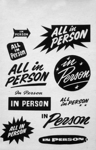 Specimen sheet printed by Joe Gabreath from blocks in the Globe archive. Grocery Sign, Sign Painting Lettering, Best Typography, 60s Design, Hand Lettering Inspiration, Lettering Inspiration, Sign Writing, Display Type, Type Posters