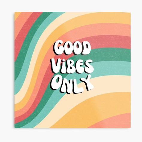 Painting Ideas On Canvas Aesthetic Retro, Good Vibes Painting Ideas, Retro Aesthetic Painting Ideas, Retro Paintings Ideas, Good Vibes Painting, Good Vibes Only Painting Canvases, Good Vibes Only Painting, Diy Doodles, Good Vibes Art