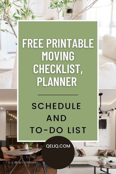 Free Printable Moving Checklist, Planner, Schedule And To-Do List Moving Checklist Printable, Moving House Packing, Moving Planner, Moving Budget, Checklist Planner, Planner Schedule, Checklist Printable, Moving Checklist, Day Schedule