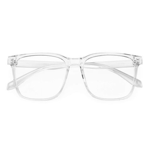 PRICES MAY VARY. 【OVERSIZED SQUARE DESIGN】Stylish oversized frame design, ideal for almost every kind of face, comfortable daily wear and popular among men and women. The frames fits any look whether casual, high-fashion or classically elegant. 【BLUE LIGHT FILTER & REPLACEABLE LENS】Reduce symptoms of eyestrain during prolonged computer exposure. These frames are best used as indoor lenses for long hours of computer use to maintain natural sleep patterns and eye protection. The original lenses ca Cute Glasses Frames, Uni Bag, Specs Frame, Clear Glasses Frames, Cute Glasses, Clear Glasses, Blue Light Glasses, Computer Glasses, Stylish Glasses