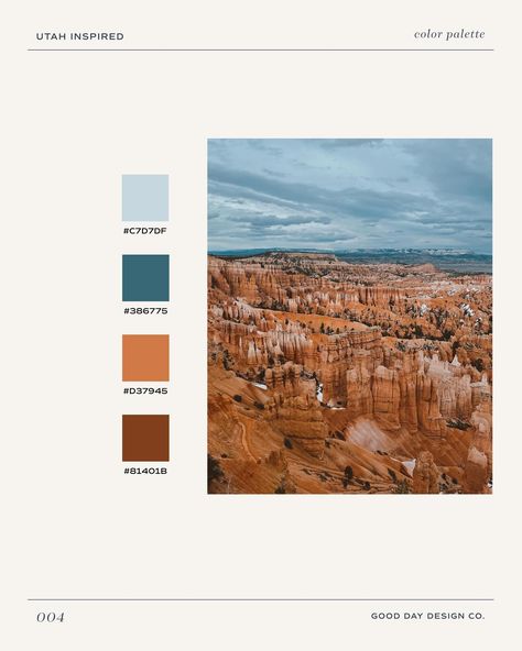 Color palettes inspired by the Utah desert! The southwest is such a vibe 🌵🏜️⛰️ Vintage Desert Color Palette, Zion Color Palette, Utah Color Palette, Desert Color Scheme, Southwest Color Palette, Southwestern Color Palette, Desert Palette, Desert Color Palette, Southwestern Colors